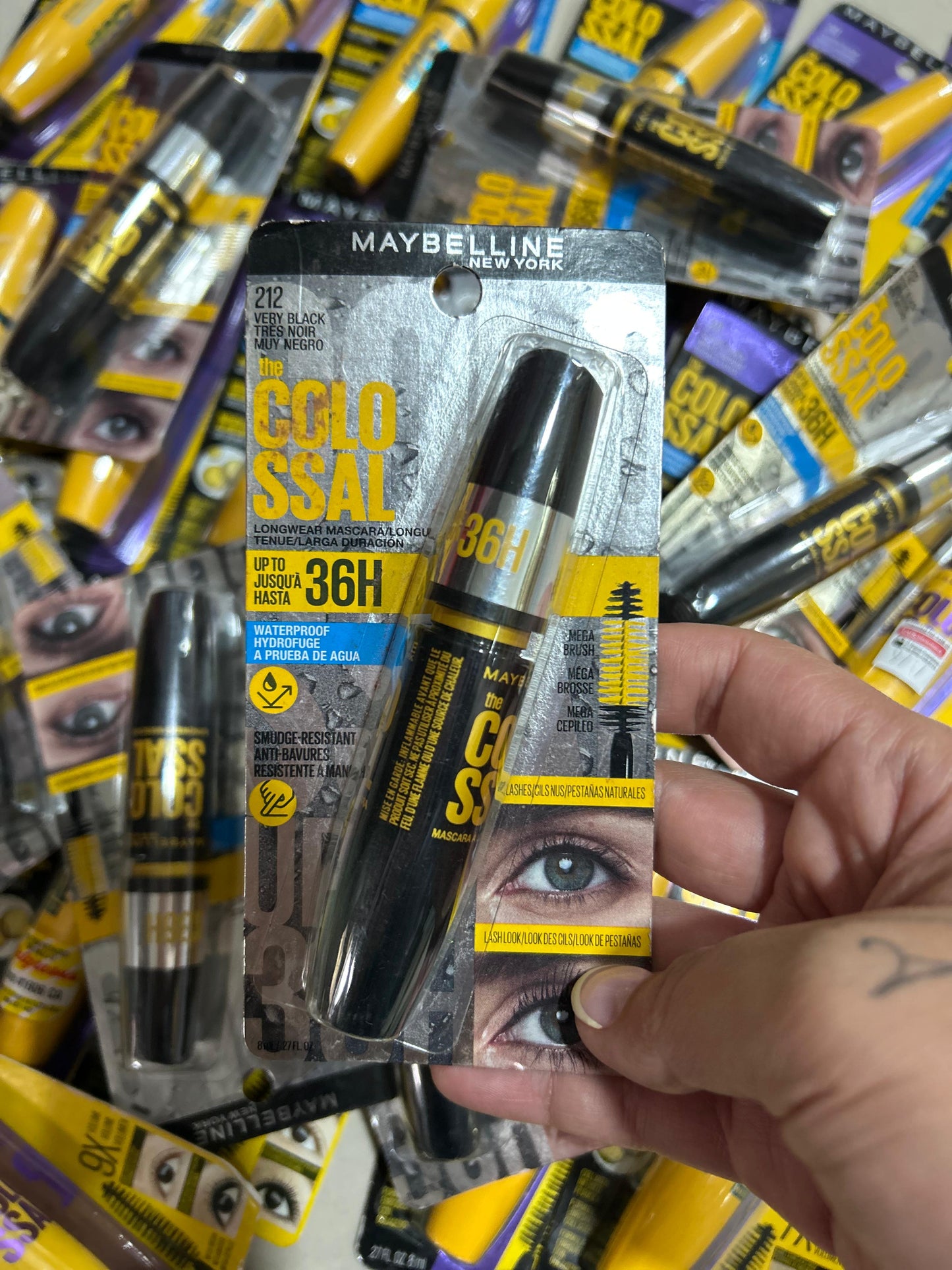 Maybelline Mascara Encrespador Colossal 36 Horas Contra Agua