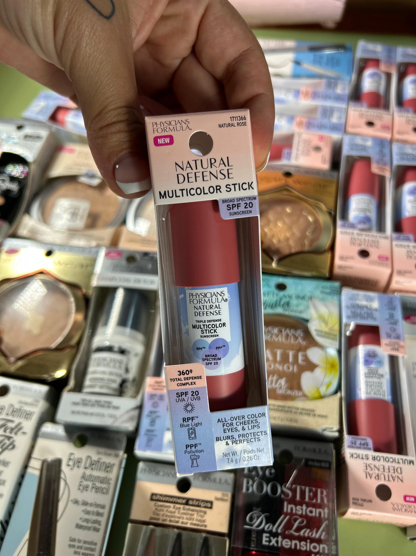 Physicians Formula Barra Multi-uso Para Mejilla, Ojos, & Labios con SPF20 - Natural Rose