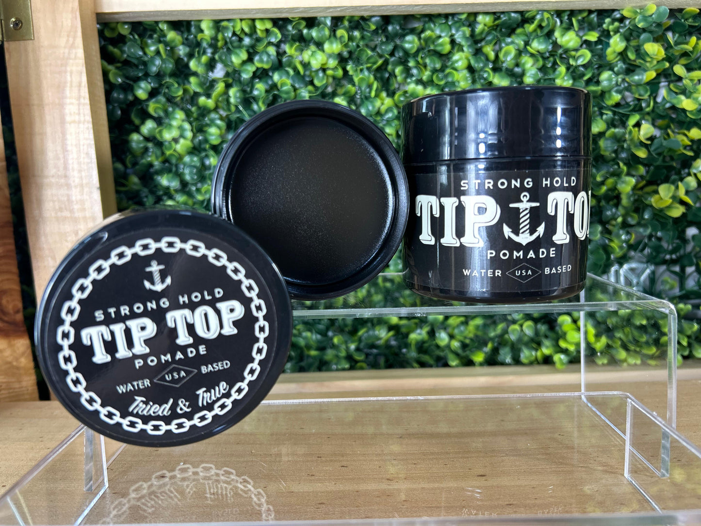 Tip Top Pomade A Base De Agua Para Peinado De Cabello 4.25oz - Fijacion Fuerte