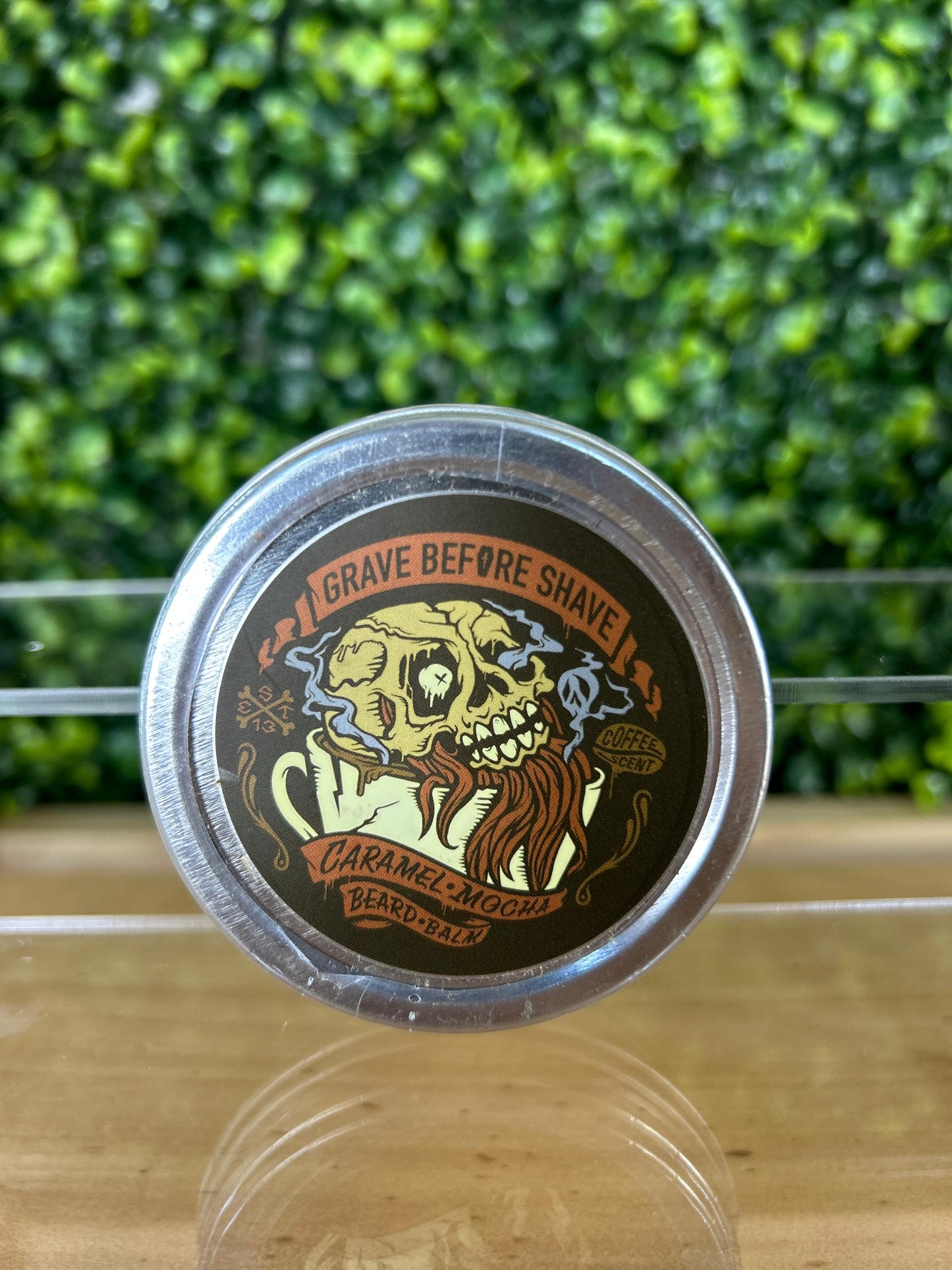 Grave Before Shave Balsamo Para Barba De Aceites Naturales 2oz - Caramel Mocha Blend