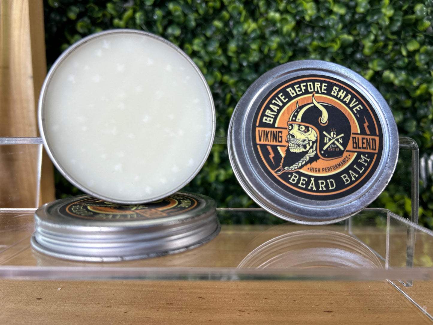 Grave Before Shave Balsamo Para Barba De Aceites Naturales 2oz - Viking Blend (Sin Aroma)