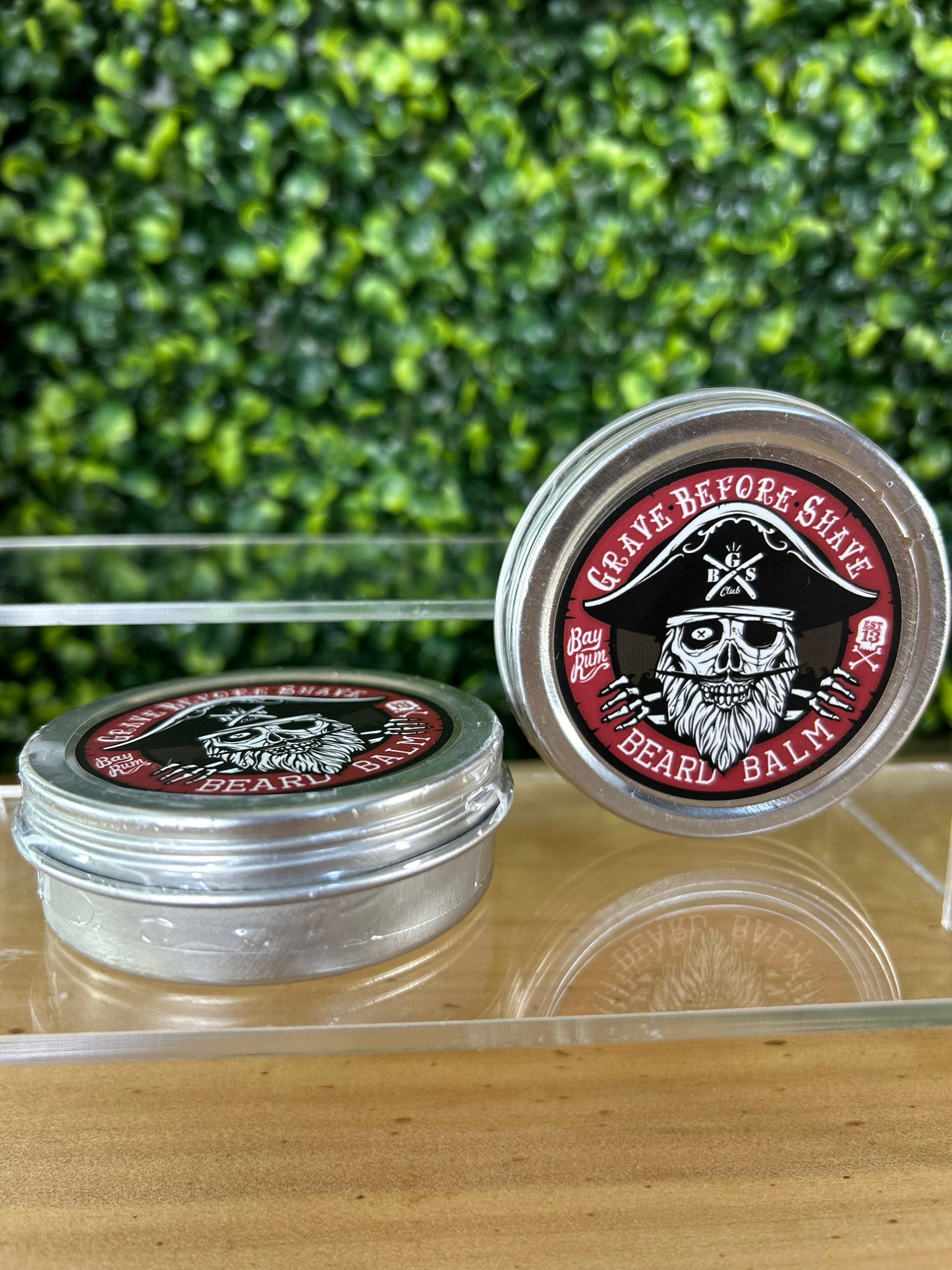 Grave Before Shave Balsamo Para Barba De Aceites Naturales 2oz - Bay Rum Blend