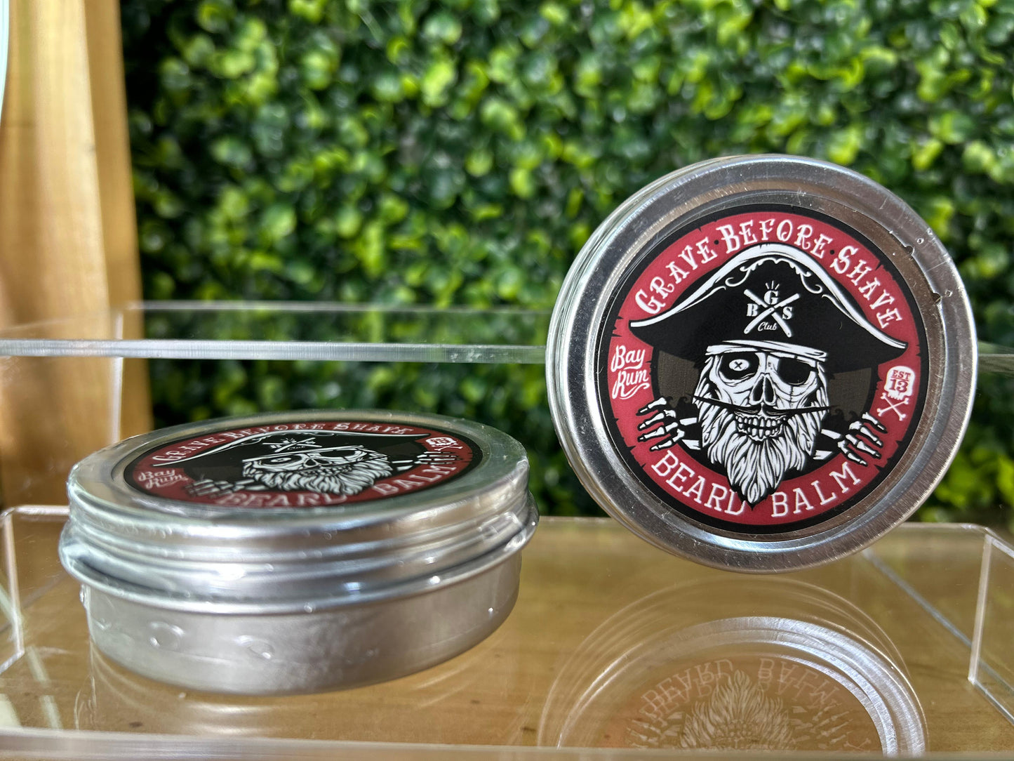 Grave Before Shave Balsamo Para Barba De Aceites Naturales 2oz - Bay Rum Blend