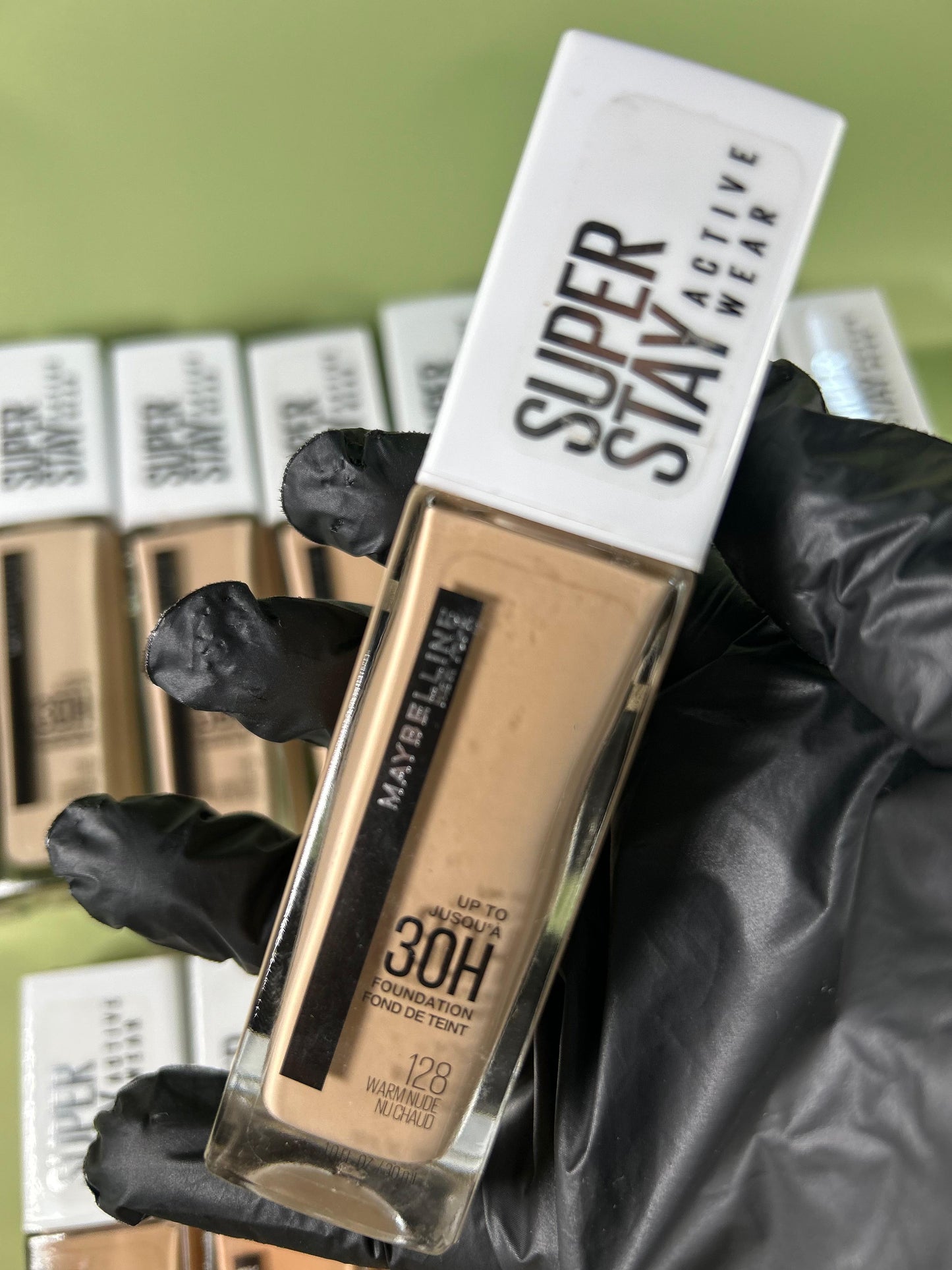 128 WARM NUDE - Maybelline Superstay Active Wear Base Liquida 30 Horas Resistente Al Agua
