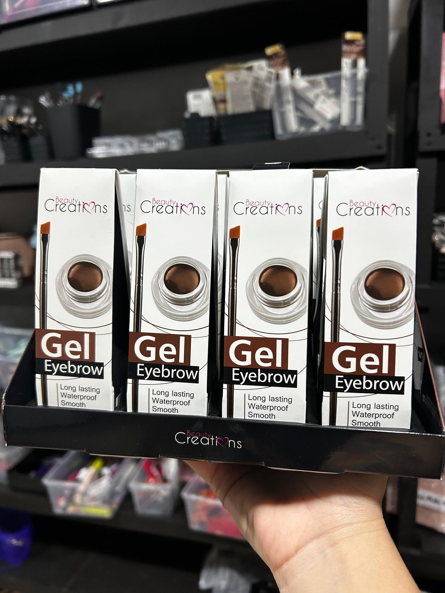 Beauty Creations Delineador En Gel Para Cejas Contra Agua Y Larga Duracion - Cafe