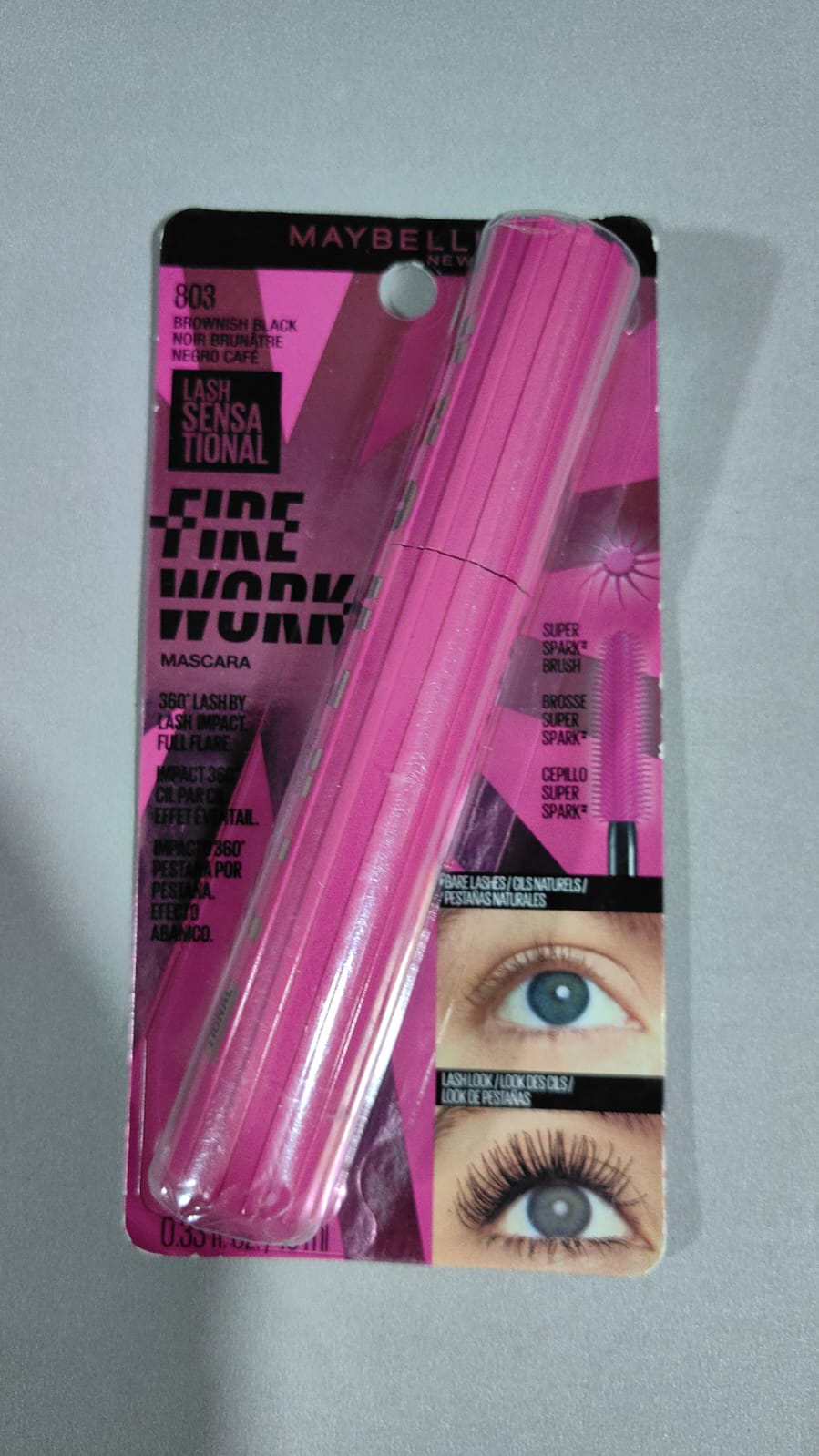 FIREWORKS NEGRO MARRON / REGULAR - Maybelline Lash Sensational Mascara Encrespador