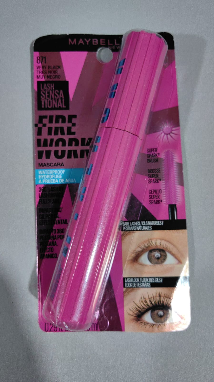 FIREWORKS NEGRO / CONTRA AGUA - Maybelline Lash Sensational Mascara Encrespador