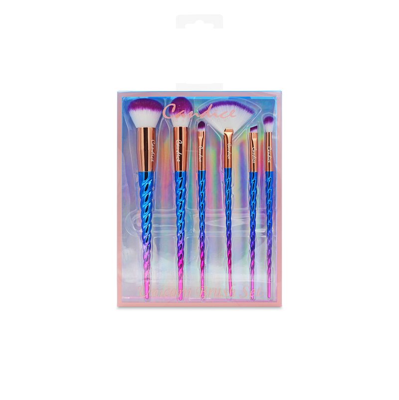 UNICORN BLUE - Candice Cosmetics Sets De 6 Brochas