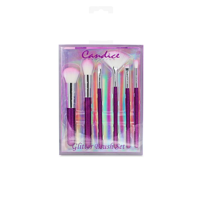 GLITTER - Candice Cosmetics Sets De 6 Brochas