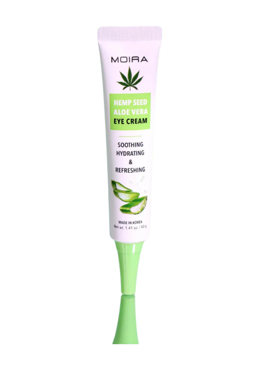 MOIRA Hemp Seed Aloe Vera Crema Para Ojos Con Extractos De Cañamo & Aloe Vera - 20mL