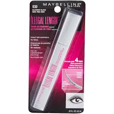 Maybelline Mascara Encrespador Ilegal Length Extensiones - Negro Regular