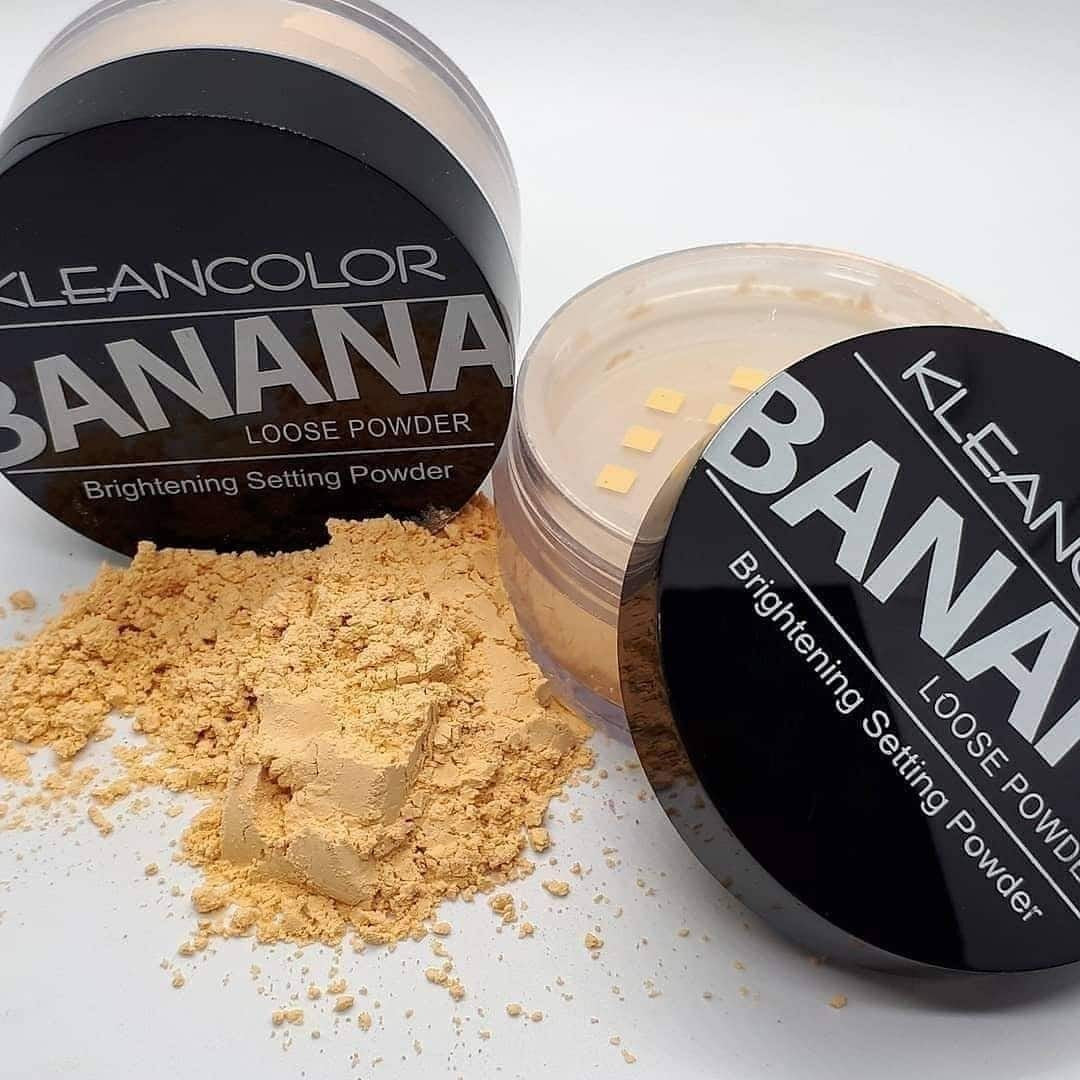 Kleancolor Polvo Suelto Iluminador/Sellador Banana