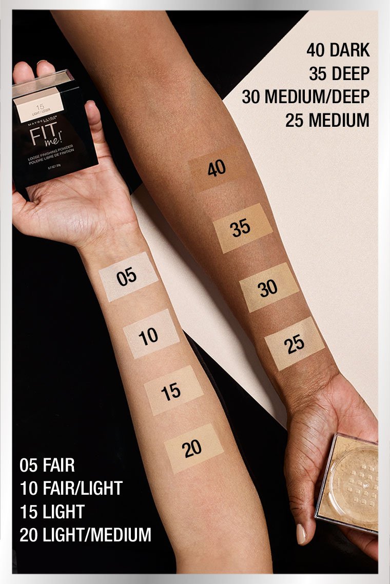 30 MEDIUM DEEP - Maybelline Fit Me Polvo Suelto Sellador Con Control De Brillo