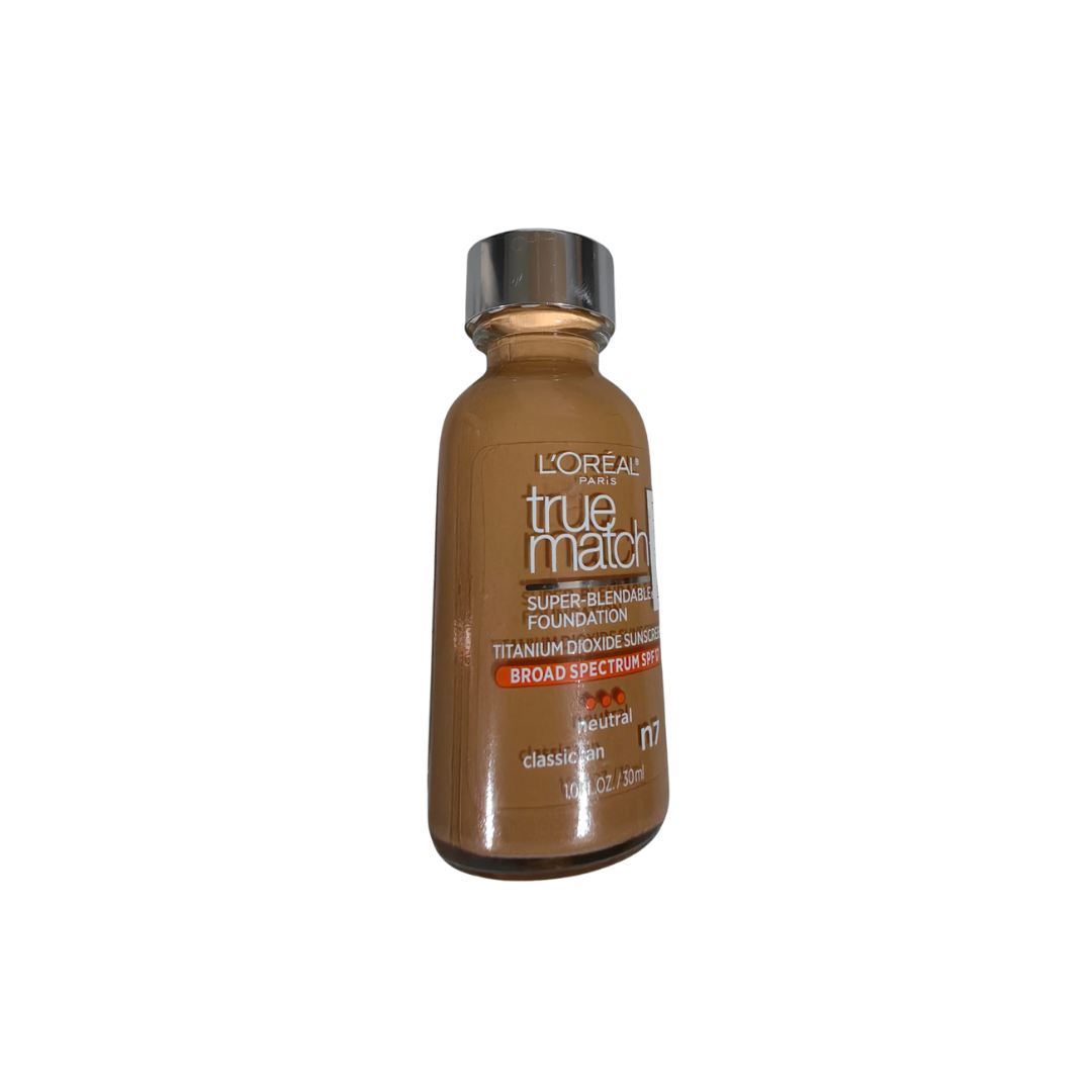 N7 - Loreal True Match Base Liquida Super Mezclable Con Proteccion Solar SPF17