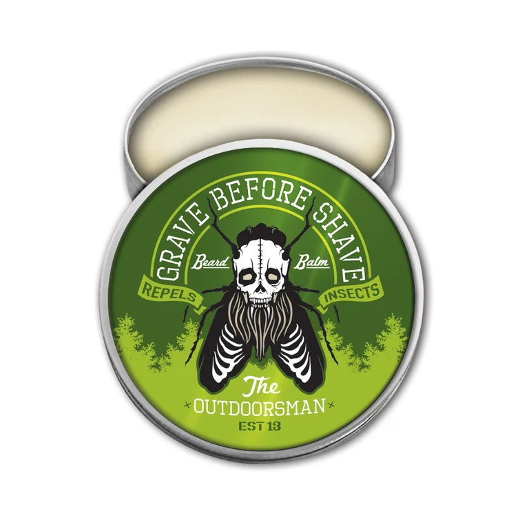 Grave Before Shave Balsamo Para Barba De Aceites Naturales 2oz - Outdoorsmen Blend