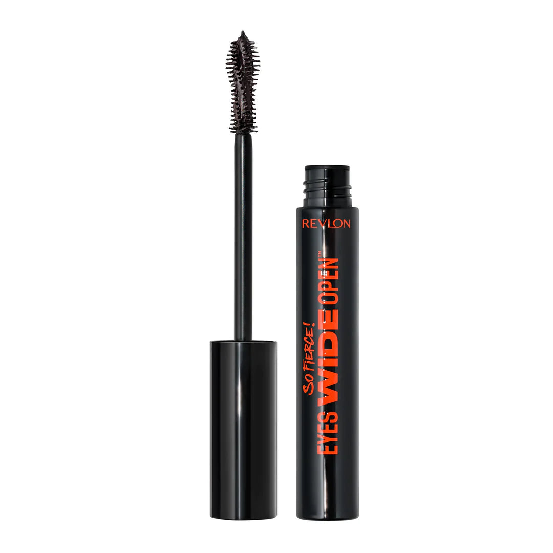 Revlon So Fierce Mascara Encrespador Con Aceite De Cañamo Cannabis Sativa - CAFE NEGRO REGULAR LAVABLE