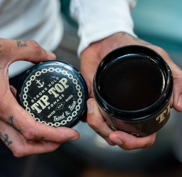 Tip Top Pomade A Base De Agua Para Peinado De Cabello 4.25oz - Fijacion Fuerte