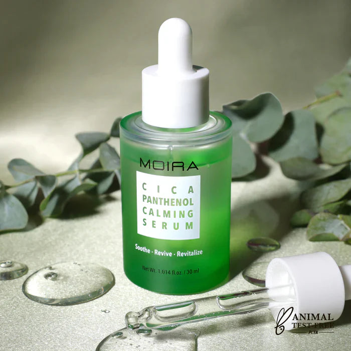 MOIRA Cica Serum Facial Calmante Con Panthenol ,Centella Asiatica, & Aloe Vera - 30mL