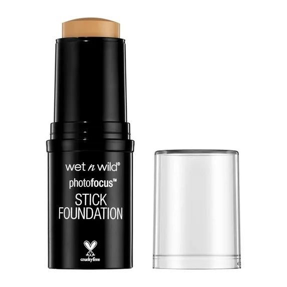 SAND BEIGE - Wet n Wild Photofocus Foundation Stick Base En Barra Infundida Con Aceites Naturales