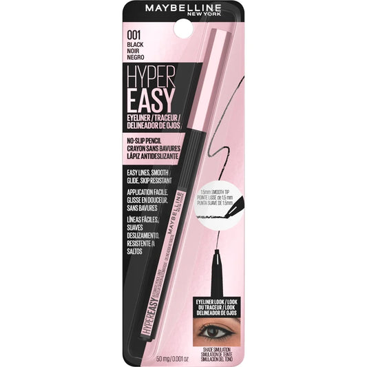 Maybelline Hyper Easy Lapiz Delineador De Ojos En Crayon - 001 BLACK