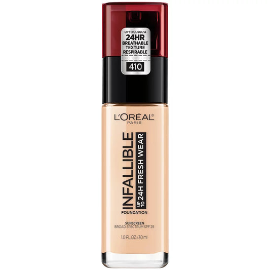 410 IVORY - Loreal Infallible Fresh Wear Base Liquida 24 Horas + SPF25