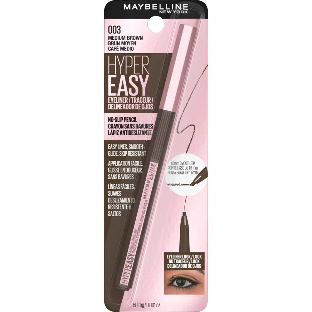 Maybelline Hyper Easy Lapiz Delineador De Ojos En Crayon - 003 MEDIUM BROWN
