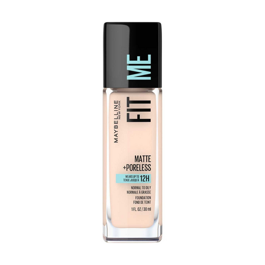 102 FAIR PORCELAIN - Maybelline Fit Me Matte Poreless Base Liquida Refina Poros