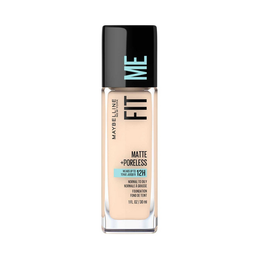 105 FAIR IVORY - Maybelline Fit Me Matte Poreless Base Liquida Refina Poros (Copia)