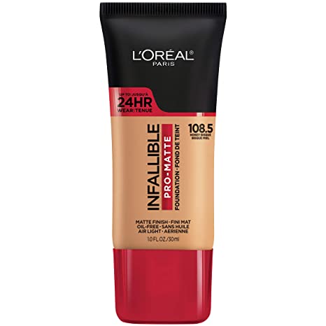 108.5 HONEY BISQUE - Loreal Infallible Pro Matte 24 Horas Base Liquida Matte Para Piel Grasa