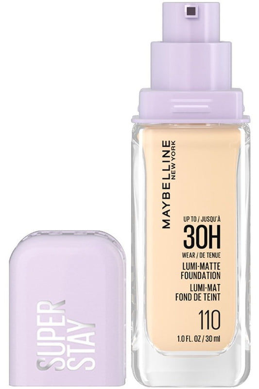 110 - Maybelline Superstay Lumi Matte Base Liquida Iluminadora Cobertura Completa 30 horas