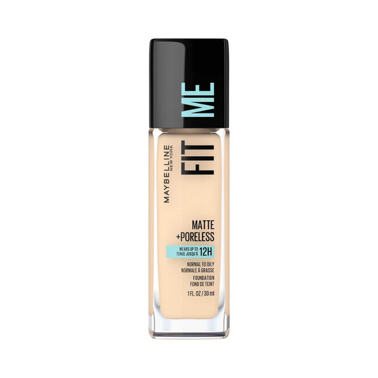 118 LIGHT BEIGE - Maybelline Fit Me Matte Poreless Base Liquida Refina Poros