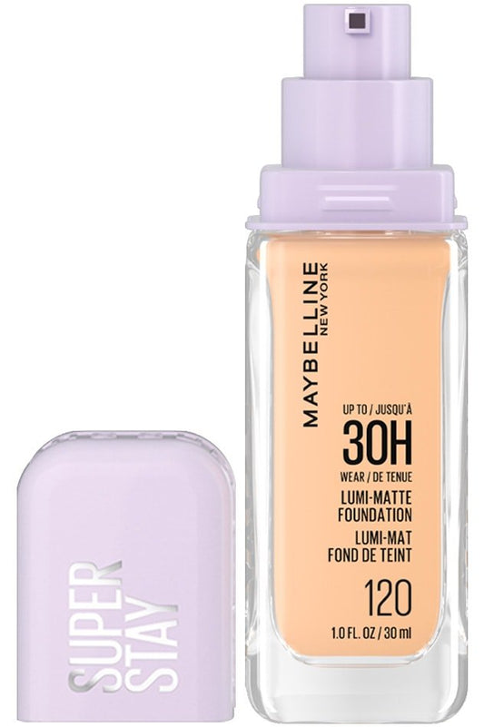 120 - Maybelline Superstay Lumi Matte Base Liquida Iluminadora Cobertura Completa 30 horas