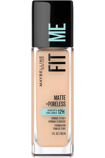 122 CREAMY BEIGE - Maybelline Fit Me Matte Poreless Base Liquida Refina Poros