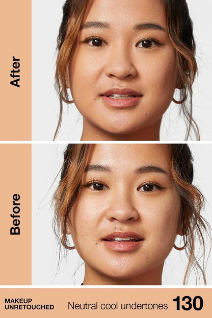 130 BUFF BEIGE - Maybelline Fit Me Matte Poreless Base Liquida Refina Poros