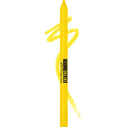 Maybelline Tattoo Studio Lapiz Delineador CONTRA AGUA Para Ojos Amarillo