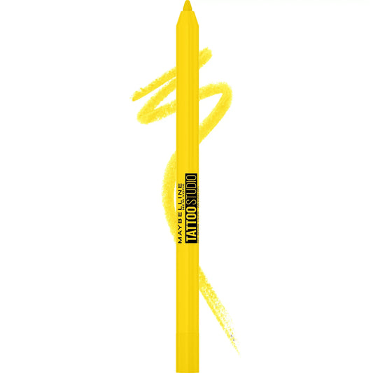 Maybelline Tattoo Studio Lapiz Delineador CONTRA AGUA Para Ojos Amarillo