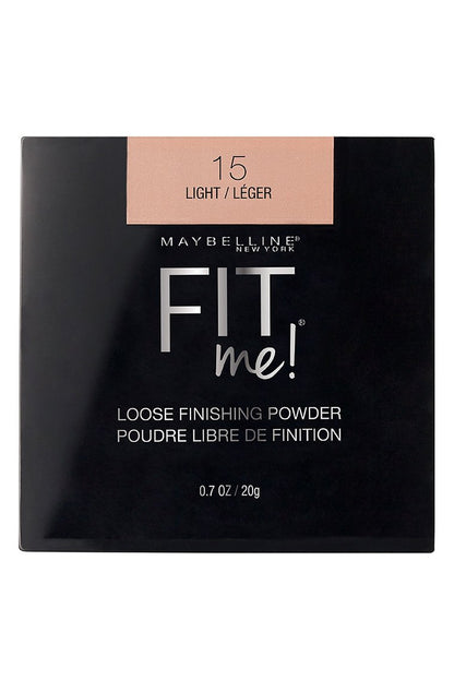 15 LIGHT - Maybelline Fit Me Polvo Suelto Sellador Con Control De Brillo