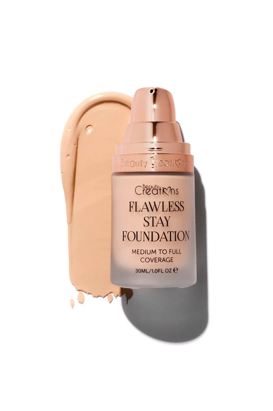Bauty Creations Flawless Stay Base Liquida Con Vitamina E - TONO 2.5
