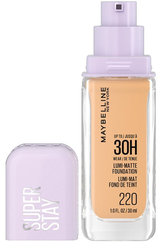 220 - Maybelline Superstay Lumi Matte Base Liquida Iluminadora Cobertura Completa 30 horas