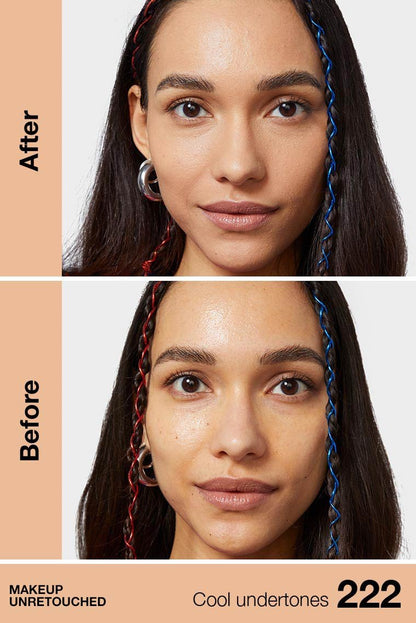 222 TRUE BEIGE - Maybelline Fit Me Matte Poreless Base Liquida Refina Poros