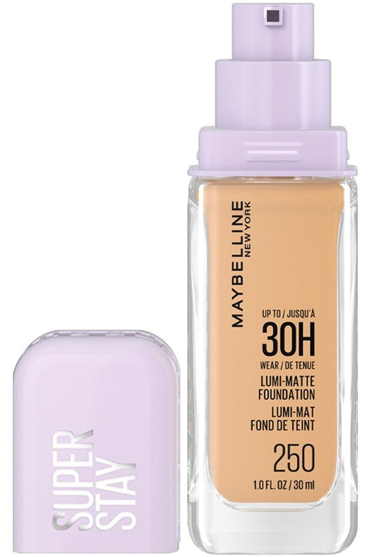 250 - Maybelline Superstay Lumi Matte Base Liquida Iluminadora Cobertura Completa 30 horas