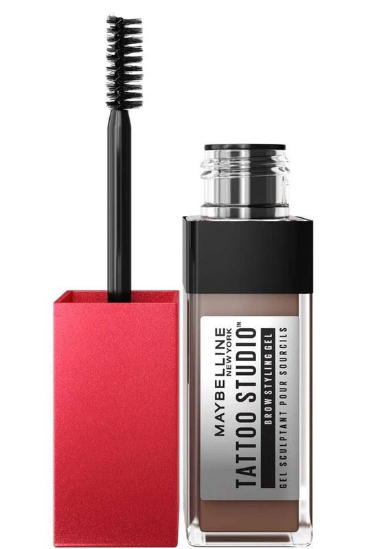 255 SOFT BROWN - Maybelline Tattoo Studio Gel Con Color Para Peinar Cejas