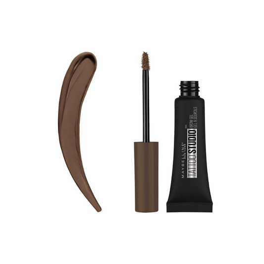 258 CHOCOLATE BROWN - Maybelline Tattoo Studio Gel Para ejas Contra Agua