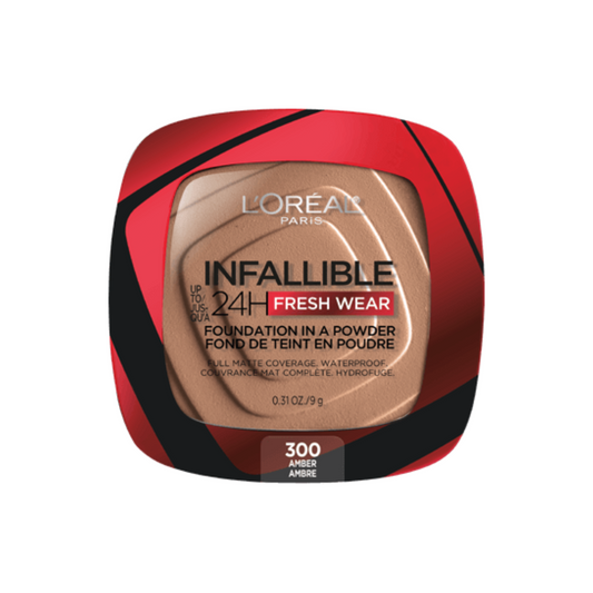 300 AMBER - Loreal Infallible Fresh Wear Base En Polvo Contra Agua Duracion de  24 Horas