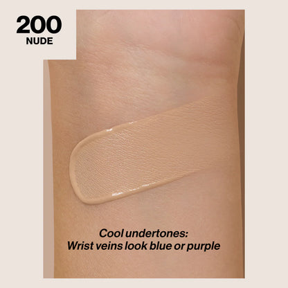200 NUDE - Revlon Colorstay Combination Oily Matte Base Liquida 24 Horas Para Piel Grasa Vitamina E & SPF15