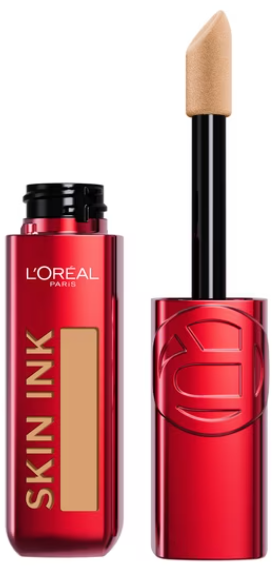 318 TAN COOL - L'Oreal Paris Infallible Skin Ink - Corrector de Base 2 en 1, Hasta 48 horas Resistente a la Transferencia con Cobertura Media