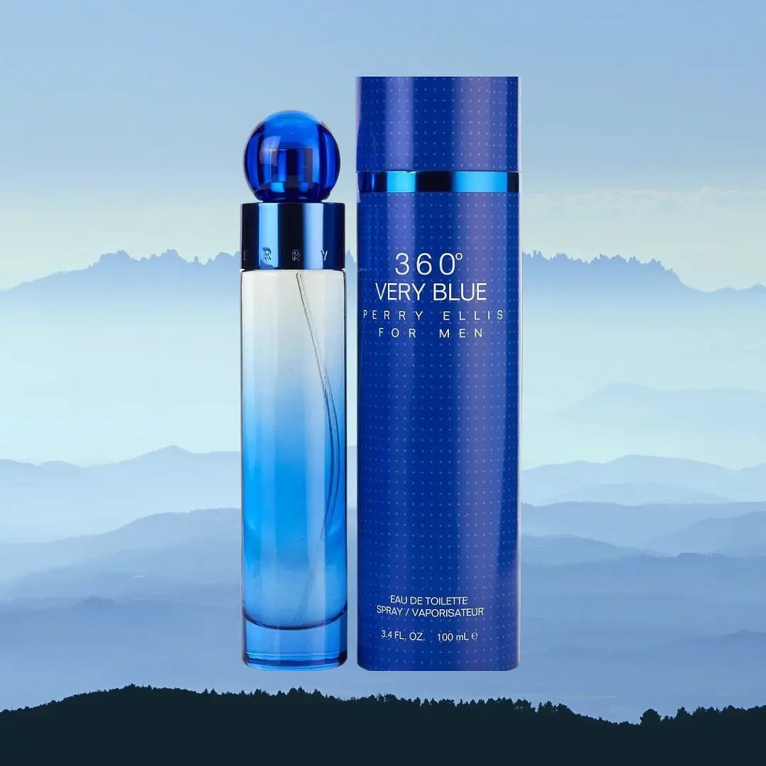 Perry Ellis 360 Very Blue Perfume Para Hombre Eau De Toilette (100mL/3.4oz)