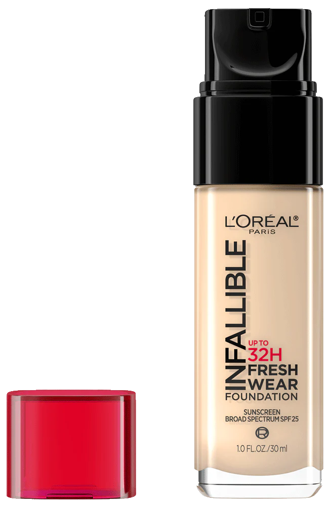 411 BEIGE IVORY - Loreal Infallible Fresh Wear Base Liquida Resistente Al Agua 32 Horas Vitamina C + SPF25