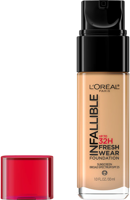 455 NATURAL BUFF - Loreal Infallible Fresh Wear Base Liquida Resistente Al Agua 32 Horas Vitamina C + SPF25