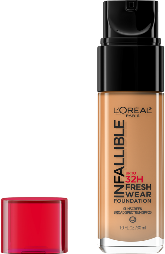 487 WARM ALMOND - Loreal Infallible Fresh Wear Base Liquida Resistente Al Agua 32 Horas Vitamina C + SPF25